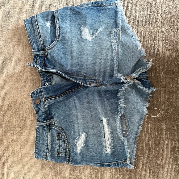 Agolde top & bdg jean shorts set - Picture 12 of 12